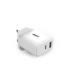 Skech Power Delivery 2 Port GaN Wall Charger 45w PD Power Charger Type-C Port + USB-A – white